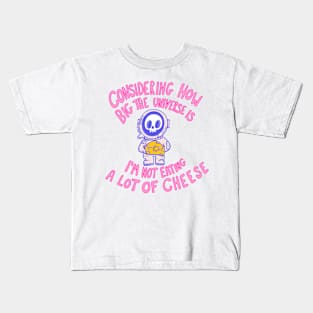 Cheese is life Kids T-Shirt